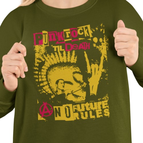 Damska bluza punk rock Punk Rock Till Death – alternatywna 2