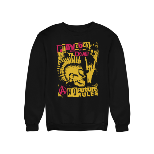 Damska bluza punk rock Punk Rock Till Death – alternatywna 15