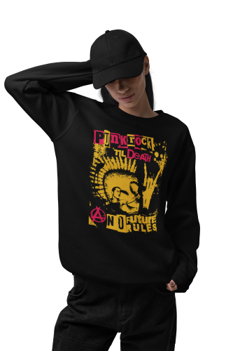 Damska bluza punk rock Punk Rock Till Death – alternatywna 18