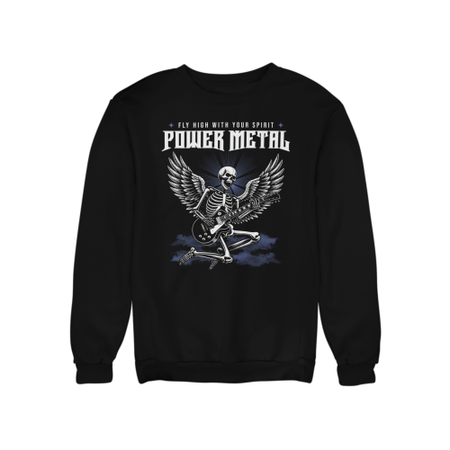 Damska bluza metalowa Power Metal – szkielet z gitarą 3