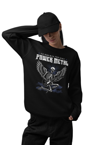 Damska bluza metalowa Power Metal – szkielet z gitarą 5