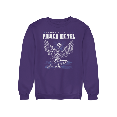 Damska bluza metalowa Power Metal – szkielet z gitarą 10