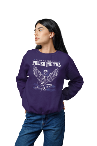 Damska bluza metalowa Power Metal – szkielet z gitarą 11