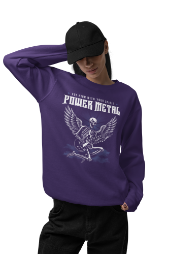 Damska bluza metalowa Power Metal – szkielet z gitarą 12