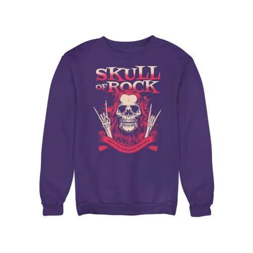 Damska bluza rockowa Skull of Rock – czaszka i znak rocka 6