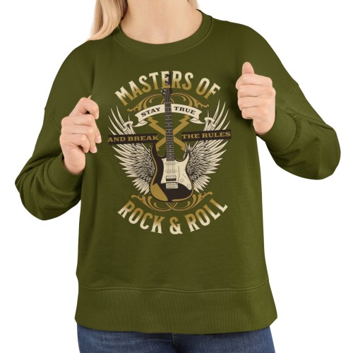 Damska bluza rockowa Masters of Rock & Roll – gitara ze skrzydłami