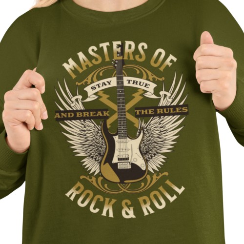 Damska bluza rockowa Masters of Rock & Roll – gitara ze skrzydłami 2