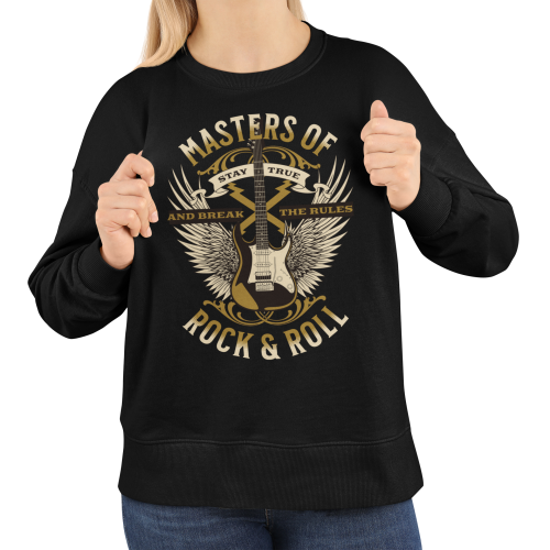 Damska bluza rockowa Masters of Rock & Roll – gitara ze skrzydłami 16