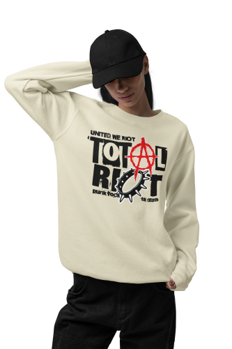 Damska bluza punk rock Total Riot – alternatywny nadruk 11
