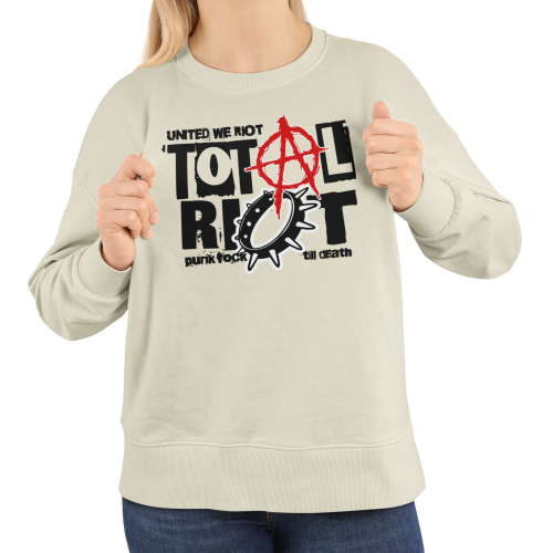 Damska bluza punk rock Total Riot – alternatywny nadruk 12