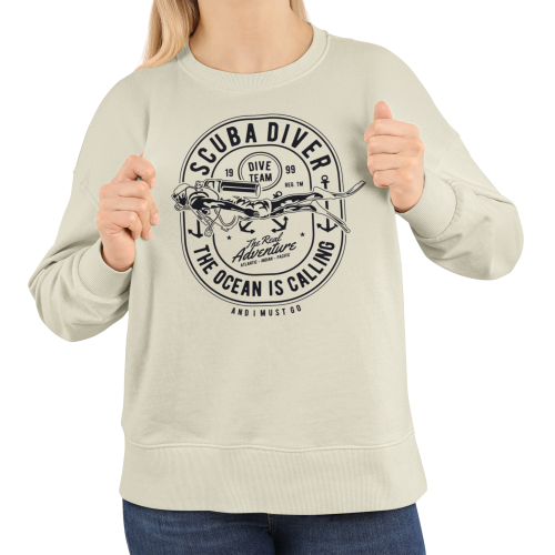 Damska bluza dla nurka Scuba Diver – The Ocean Is Calling 4