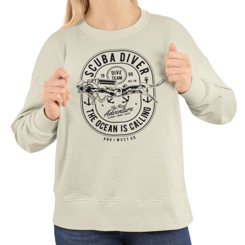 Damska bluza dla nurka Scuba Diver – The Ocean Is Calling
