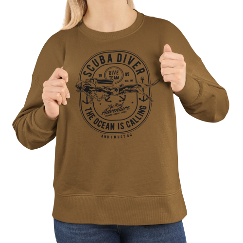 Damska bluza dla nurka Scuba Diver – The Ocean Is Calling 10