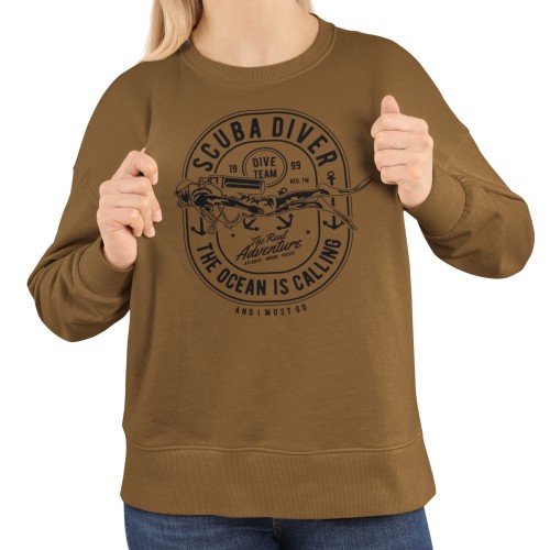 Damska bluza dla nurka Scuba Diver – The Ocean Is Calling 7