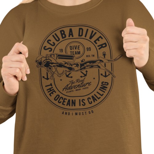Damska bluza dla nurka Scuba Diver – The Ocean Is Calling 8