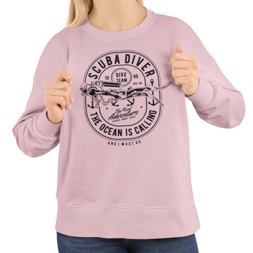 Damska bluza dla nurka Scuba Diver – The Ocean Is Calling 13