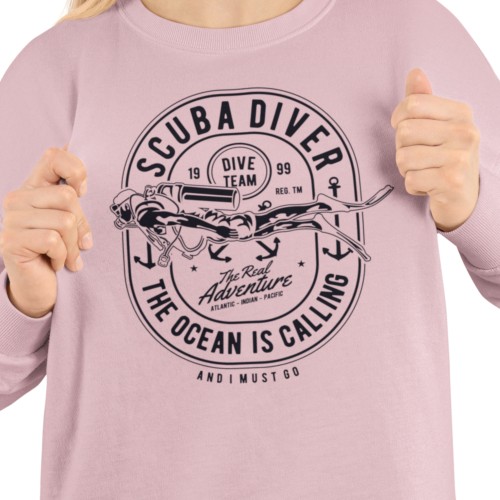 Damska bluza dla nurka Scuba Diver – The Ocean Is Calling 14