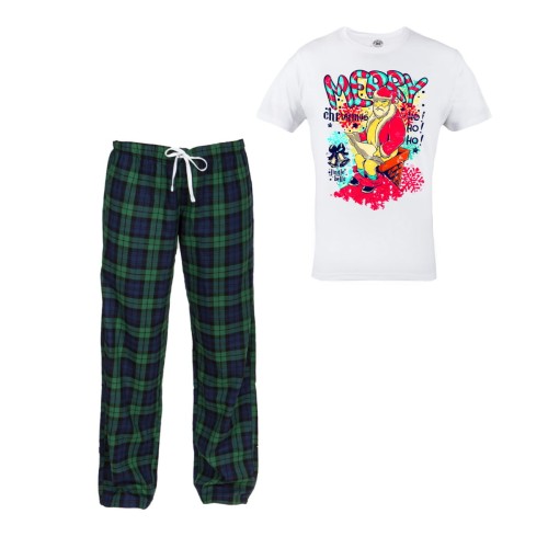 MĘSKA PIŻAMA ŚWIĄTECZNA NA PREZENT MERRY CHRISTMAS SANTA05 1