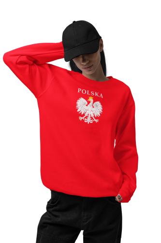 Damska bluza patriotyczna Polska z orłem w koronie 6
