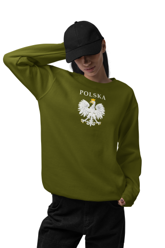 Damska bluza patriotyczna Polska z orłem w koronie 10