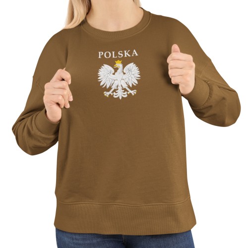 Damska bluza patriotyczna Polska z orłem w koronie 13