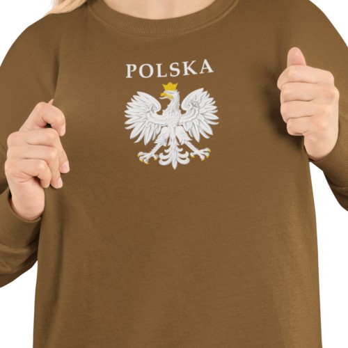 Damska bluza patriotyczna Polska z orłem w koronie 14