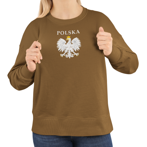 Damska bluza patriotyczna Polska z orłem w koronie 17