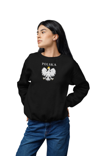 Damska bluza patriotyczna Polska z orłem w koronie 23