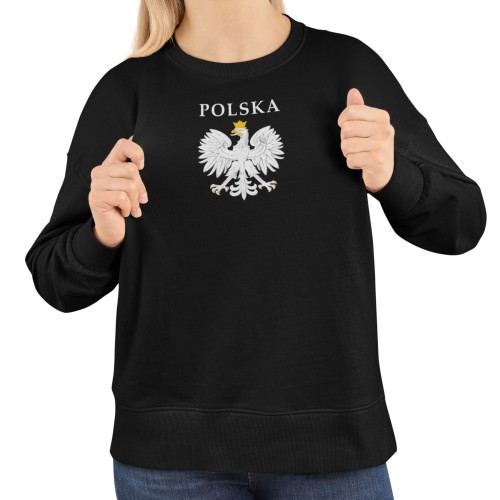 Damska bluza patriotyczna Polska z orłem w koronie 19