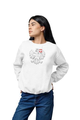 Damska bluza Polska z orłem patriotyczna minimalistyczna 3