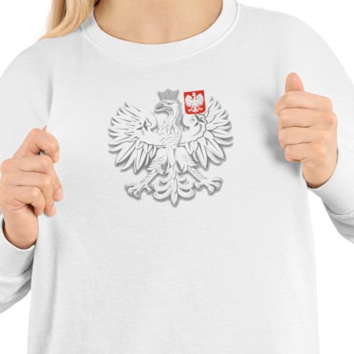 Damska bluza Polska z orłem patriotyczna minimalistyczna 2