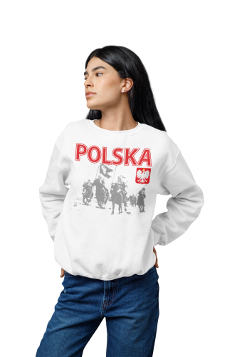 Damska bluza patriotyczna Polska husaria i orzeł 3