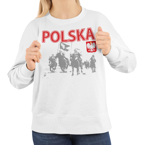 Damska bluza patriotyczna Polska husaria i orzeł 5