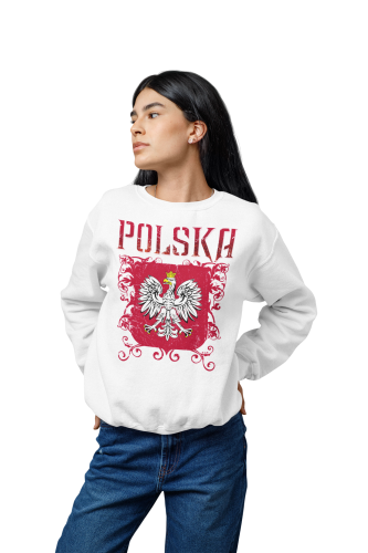 Damska bluza Polska patriotyczna z ozdobnym orłem 4