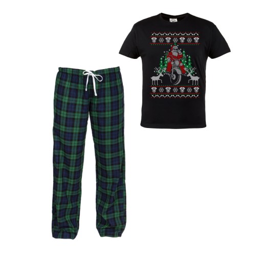 MĘSKA PIŻAMA ŚWIĄTECZNA NA PREZENT MOTO SANTA SANTA22 1