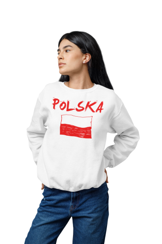 Damska bluza patriotyczna Polska z flagą Polski 3