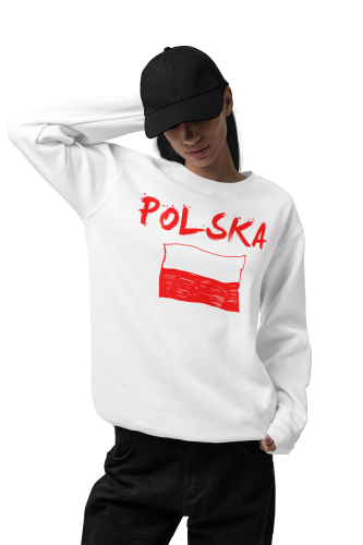 Damska bluza patriotyczna Polska z flagą Polski 4