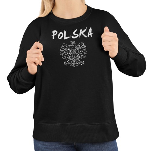 Damska bluza Polska z orłem patriotyczna nowoczesna