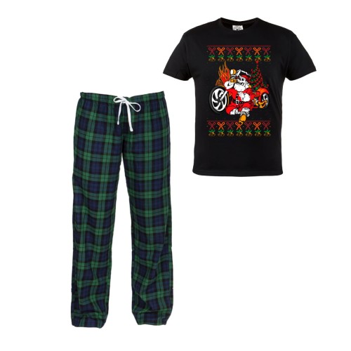 MĘSKA PIŻAMA ŚWIĄTECZNA NA PREZENT MOTO SANTA SANTA23 1