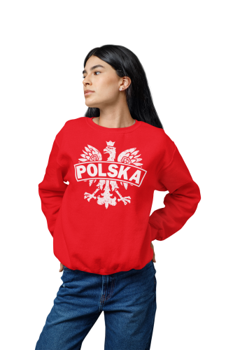 Damska bluza patriotyczna Polska z orłem streetwear 3