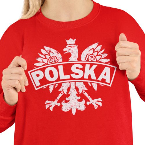 Damska bluza patriotyczna Polska z orłem streetwear 2