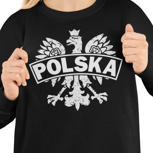 Damska bluza patriotyczna Polska z orłem streetwear 8
