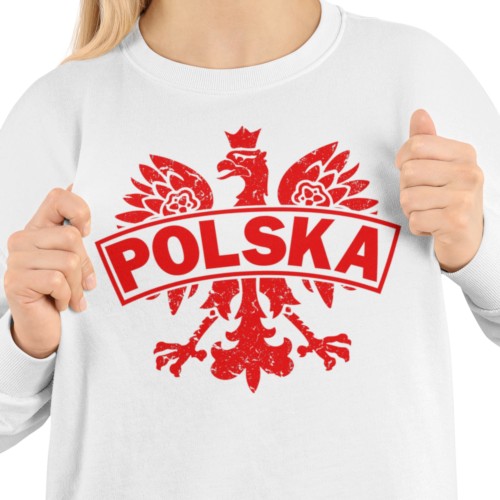 Damska bluza Polska patriotyczna z orłem vintage 2