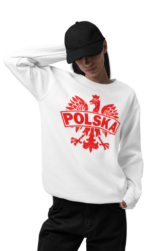 Damska bluza Polska patriotyczna z orłem vintage 4