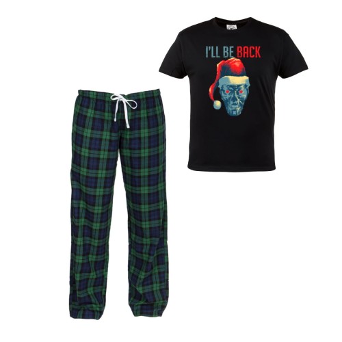MĘSKA PIŻAMA ŚWIĄTECZNA PREZENT MIKOŁAJ TERMINATOR SANTA25 1