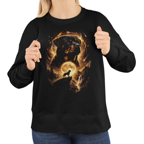 Damska bluza z Rottweilerem – bluza dla właścicielki psa Rottweiler 5