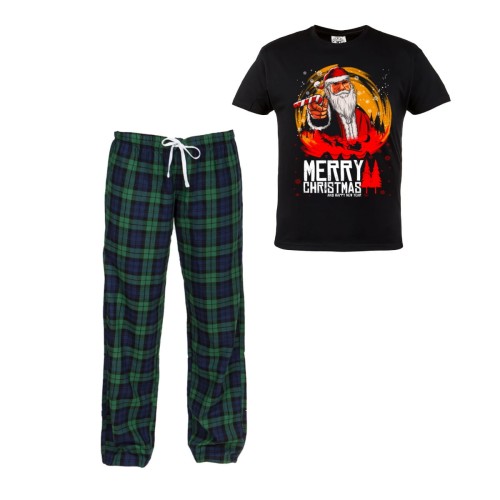 MĘSKA PIŻAMA ŚWIĄTECZNA NA PREZENT MERRY CHRISTMAS SANTA53 1