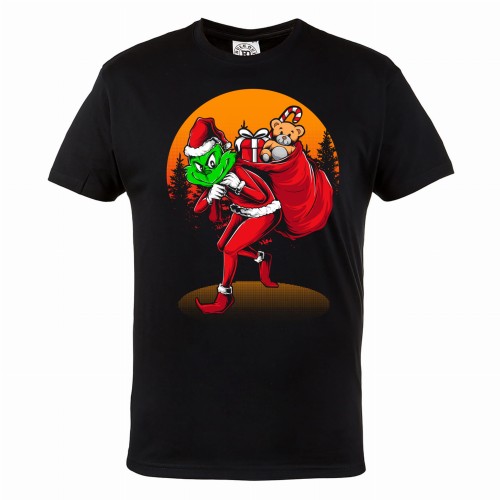 MĘSKA PIŻAMA ŚWIĄTECZNA NA PREZENT GRINCH MIKOŁAJ SANTA54 2