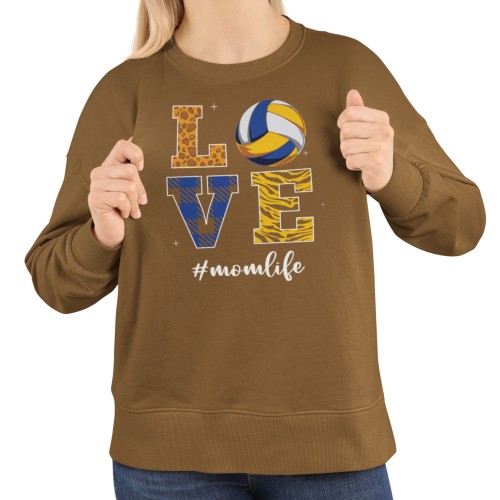 Damska bluza siatkarska LOVE Mom Life – bluza dla mamy siatkarki
