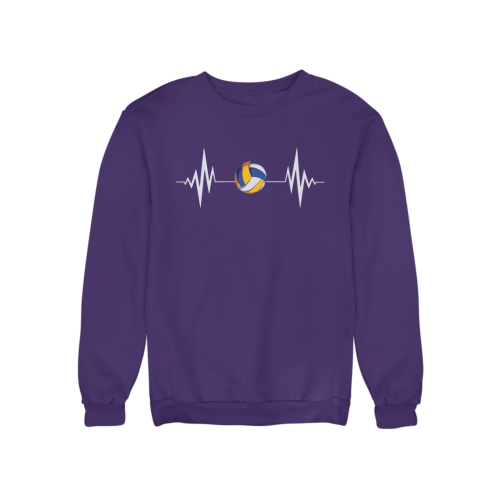 Damska bluza siatkarska z piłką – siatkówka linia życia heartbeat 3